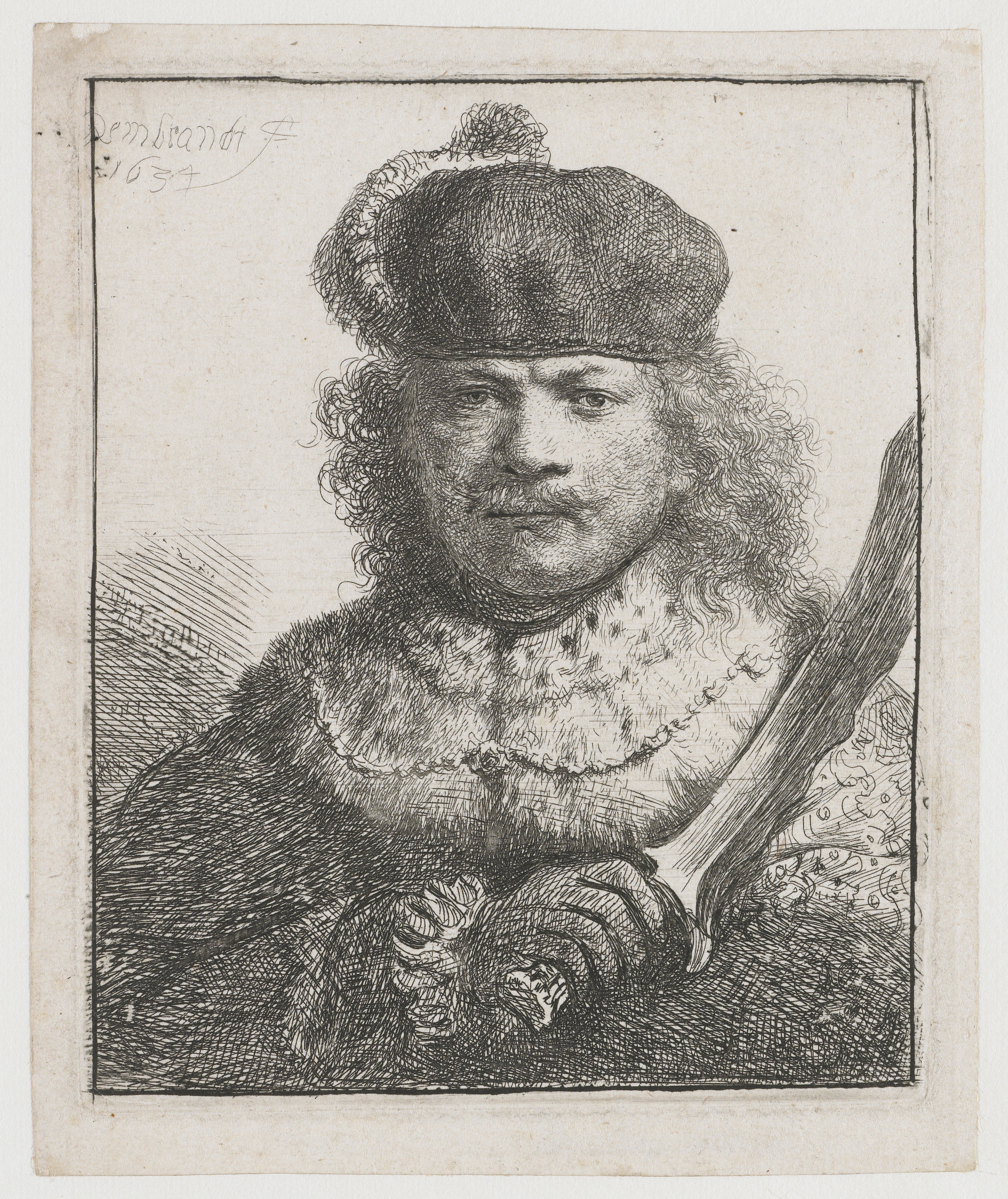 1.-Rembrandt-van-Rijn-Zelfportret-1634-ets.-Rijksmuseum-Amsterdam