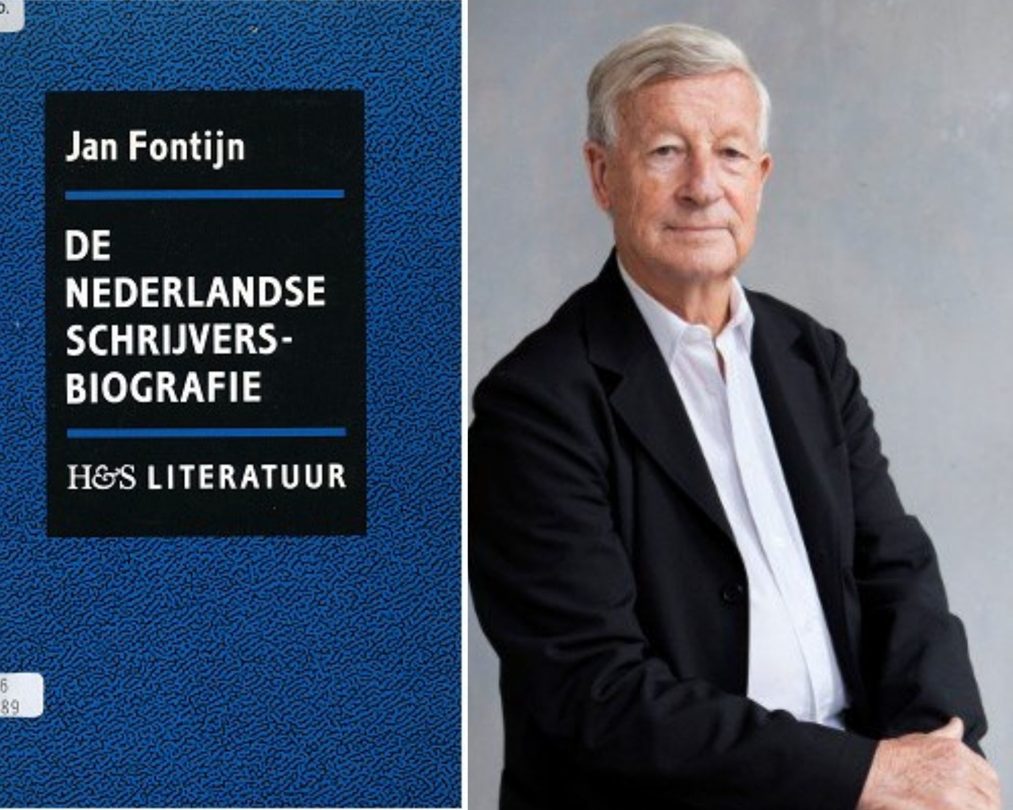 Jan Fontijn met De Nederlandse schrijversbiografie