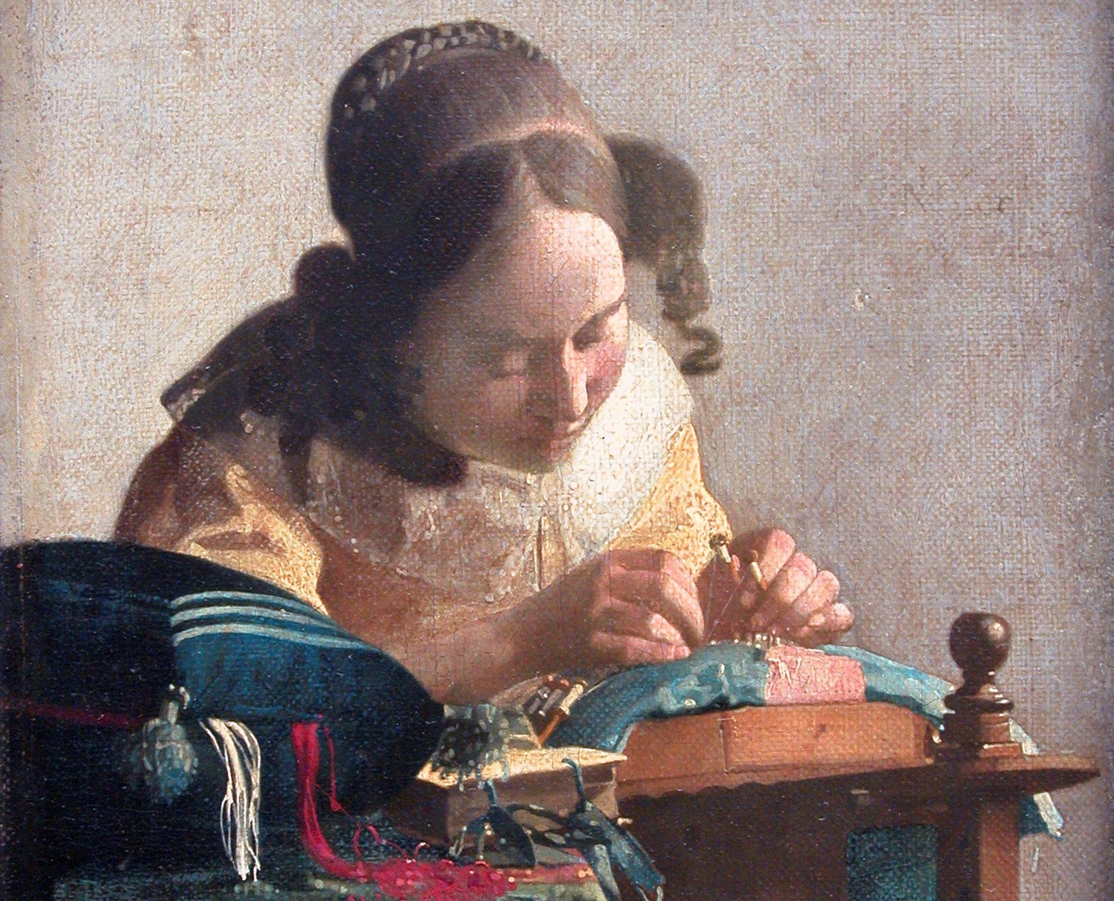 Kantwerkster Vermeer bijgesneden