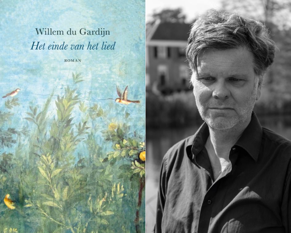 Willem du Gardijn met boek