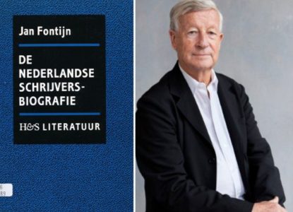 Jan Fontijn met De Nederlandse schrijversbiografie