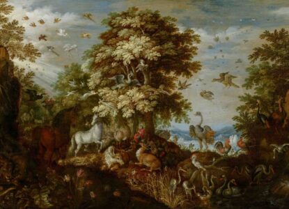 Savery Orpheus betovert de dieren met zijn muziek 1627 Mauritshuis Den Haag
