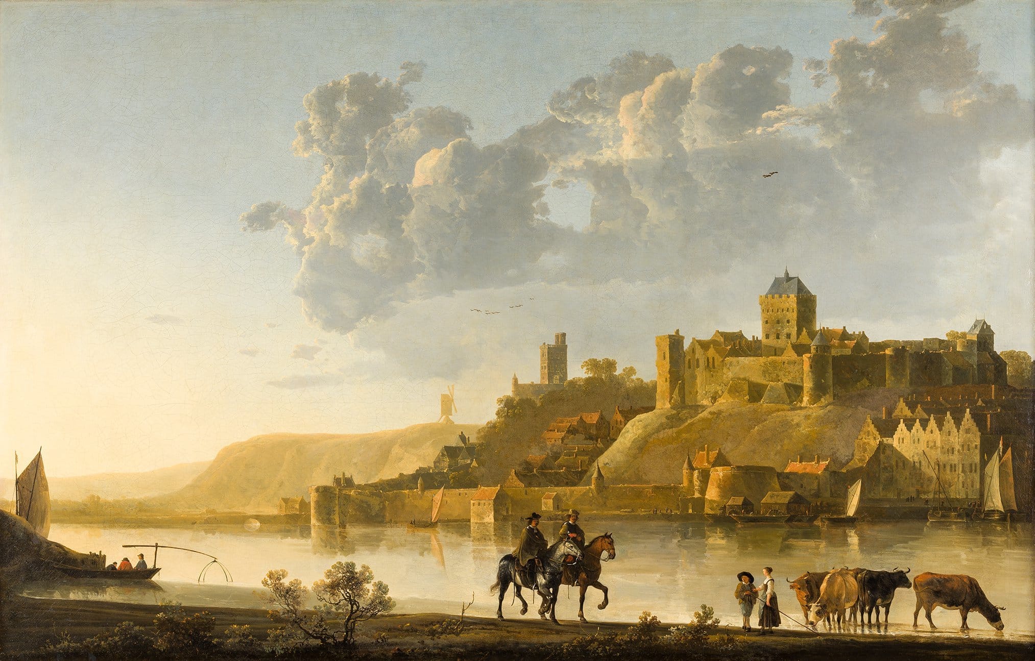 A Cuyp Het Valkhof te Nijmegen ca 1660 The Wo original