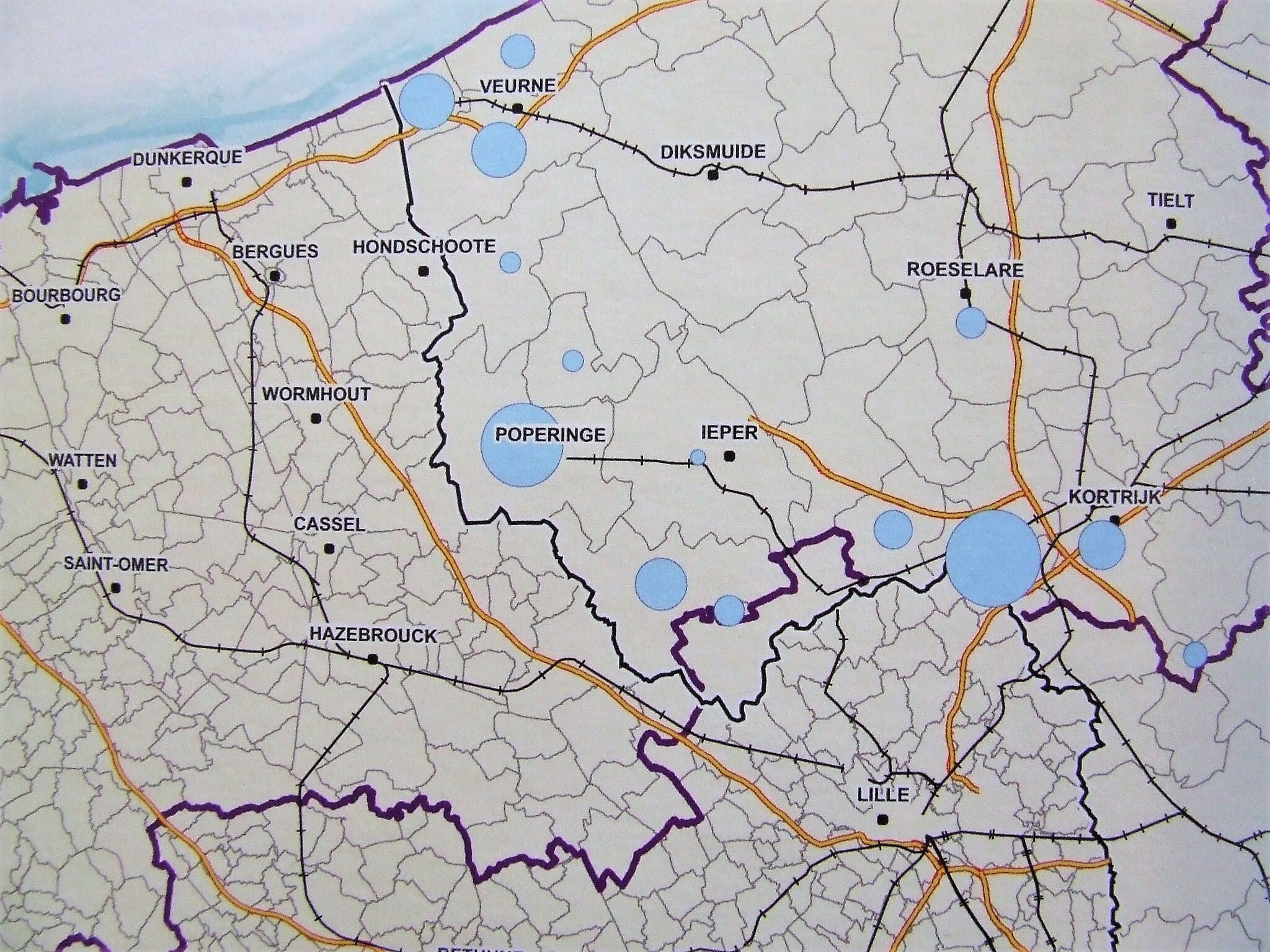 Carte effectifs écoles