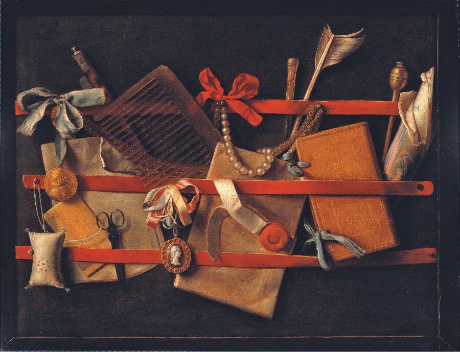 Samuel van Hoogstraten Trompe loeil stilleven c Dordrechts Museum