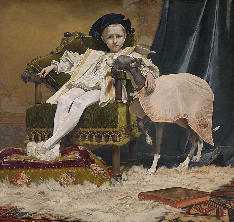 759px Keizer Karel als kind Jan Van Beers 1879 Koninklijk Museum voor Schone Kunsten Antwerpen 2336