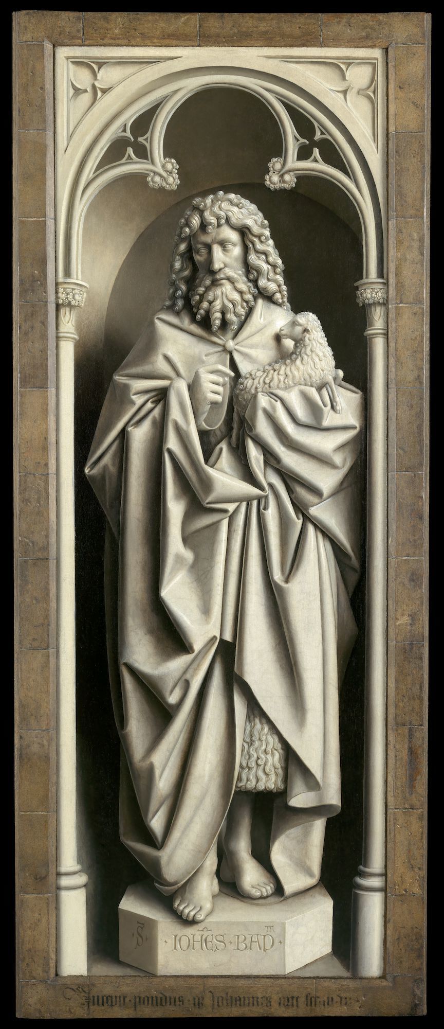 Lam Gods Johannes de doper c Sint Baafskathedraal Gent www artinflanders be Dominique Provost CC BY NC ND 4 0