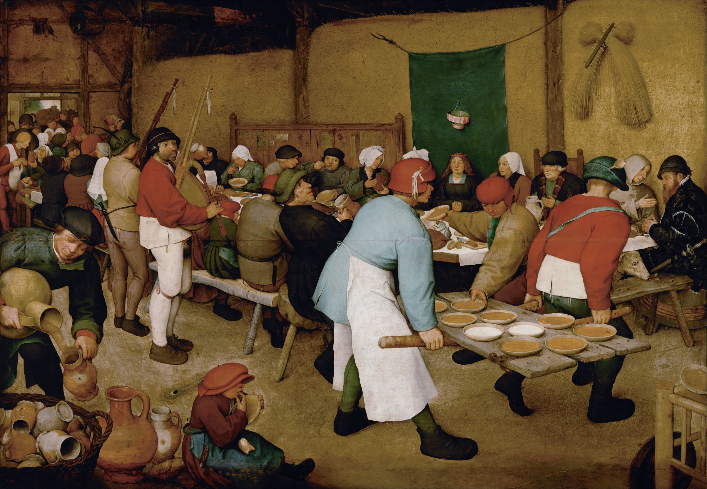 Pieter_Bruegel_the_Elder_-_Peasant_Wedding_-_Google_Art_Project-verkleind