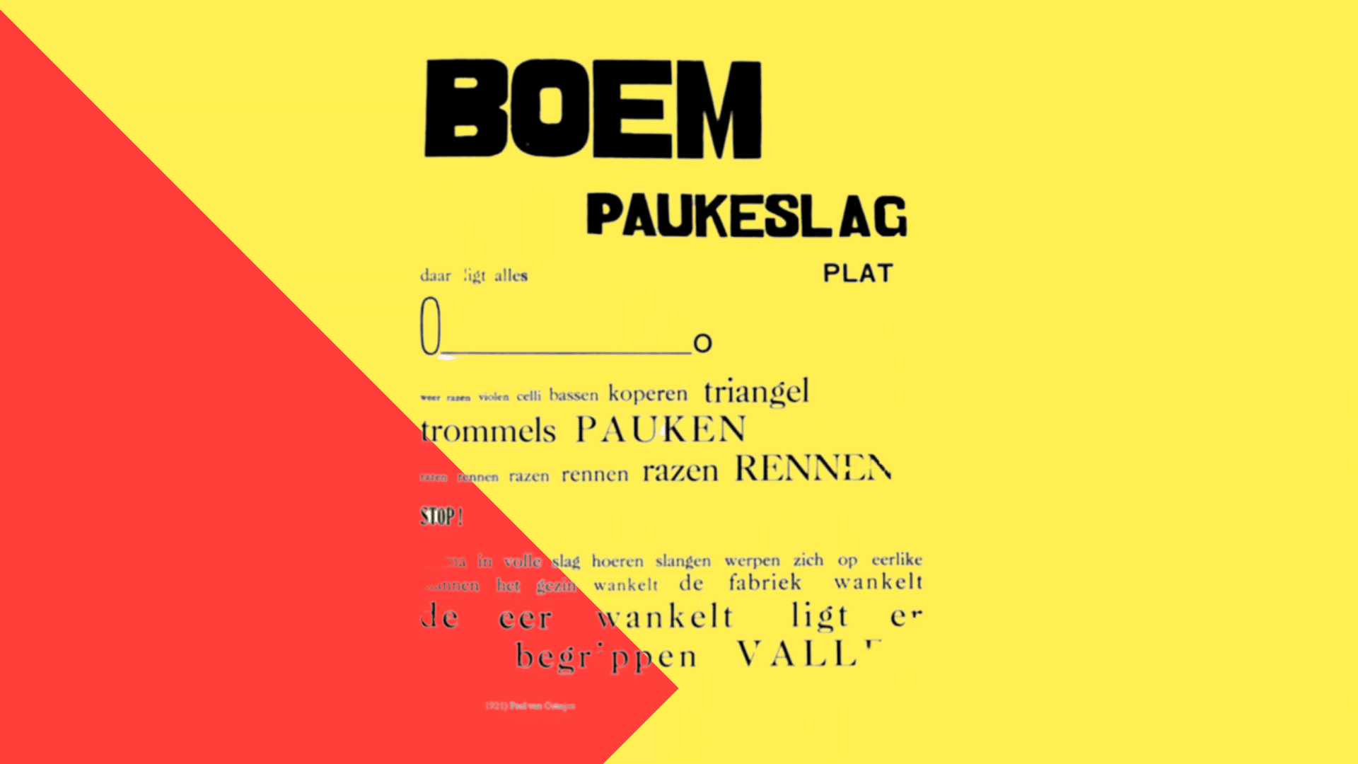 de lage landen Boem paukeslag! - de lage landen