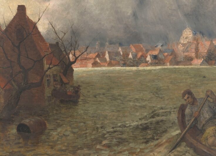 Constantin Meunier, Overstroming van Leuven in 1891, ca. 1891-1900 article