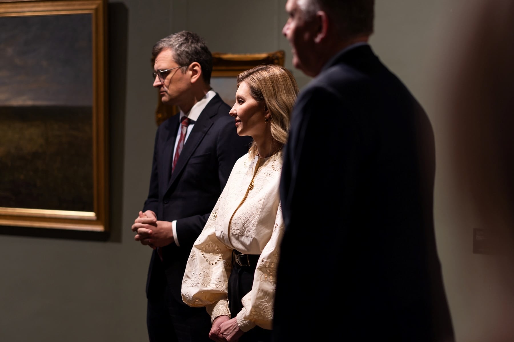 First Lady Olena Zelenski Khanenko Museum c www president gov ua