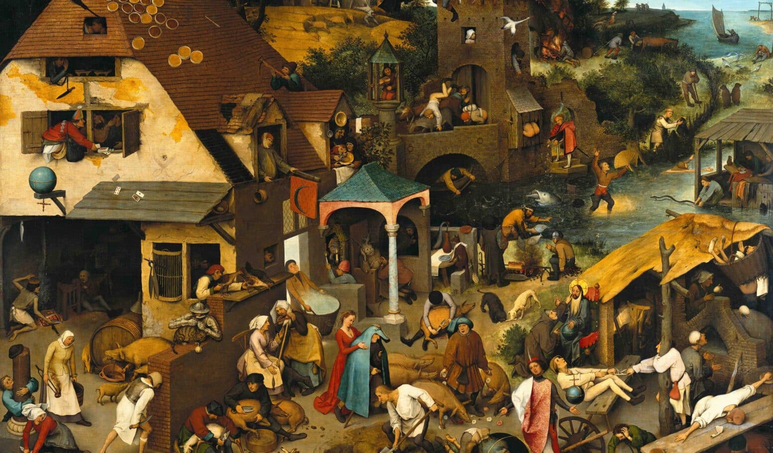 Pieter Brueghel the Elder The Dutch Proverbs Google Art Project